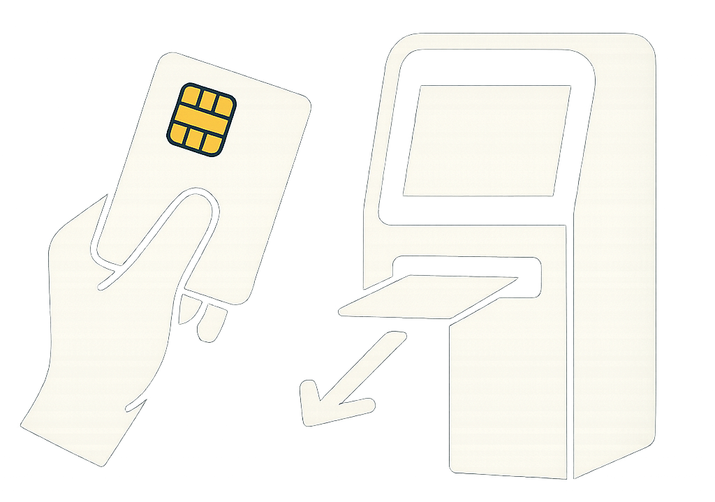 카드 삽입 예시